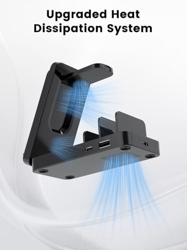 Ultimate 5-in-1 Wireless Charging Station for Samsung Devices – Foldable Multi-Device Charger with Phone Stand, Galaxy Watch Dock & Earbuds Support – Fast Charging & Safe Power Management for Galaxy S25/S24/S23 & Watch 7/6/5/Ultra – Sleek, Portable Design for Home or Travel