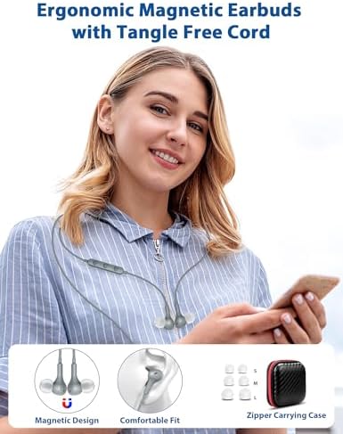 USB Type C Wired Earbuds – Superior Noise Cancelling In-Ear Headphones for i Phone 16 Pro, Samsung Galaxy Z Flip 7 & More – Magnetic Headset with Integrated Microphone for Android and i Pad A16, Pixel 9 – Ultra-Lightweight, Durable Design for Optimal Audio Experience and Long-Lasting Comfort