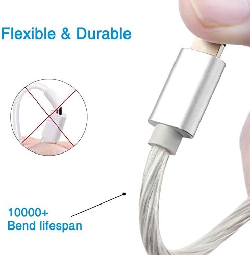 momen LED i Phone Charger Cable – 6 ft Light-Up Charging Cord with Switch Button, MFi Certified USB Fast Charging for i Phone 14/13/12/11/XS Max/XS/XR/X/8/7/Plus/SE/i Pad (Blue & Red) – Style Meets Functionality for Quick Connectivity and Enhanced Performance