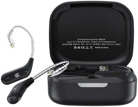 Elevate Your Audio Freedom with the KZ AZ09 Bluetooth IEM Adapter – Premium Wireless Solution for KZ Models ZST, ZSTX, ZS10, AS06, AS10, BA10, ZSR, ES4, Featuring Cutting-Edge Bluetooth 5.4 for Superior Sound Quality, Secure B-pin 0.78 MM Connector, and User-Friendly Controls for Effortless Listening Experience. Enjoy Unmatched Portability and High-Performance Audio Whether You’re on the Go, Exercising, or Relaxing at Home. The Ideal Upgrade for Audiophiles Seeking Seamless Wireless Connectivity and Exceptional Sound Clarity.