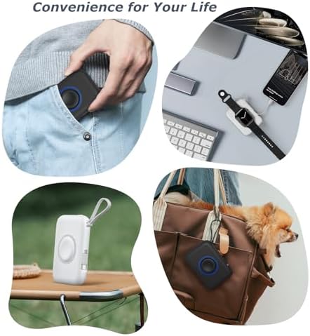 Ultimate 3-in-1 Wireless Watch Charger Power Bank: 5000 m Ah Portable Travel Charger with Dual USB-C Cables – Rapid Charging for Apple Watch Series 1-9 & i Phone 15/Samsung – Lightweight Design with Advanced Safety Features for Hassle-Free On-the-Go Charging