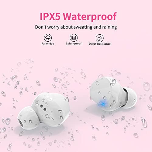 Adorable Panda-Themed Kids Wireless Earbuds – Bluetooth 5.0 with 36 Hours Playtime & IPX6 Waterproof for Active Lifestyles – 3 D Stereo Sound & Built-in Mic for Hands-Free Calling – Perfect for Children and Adults