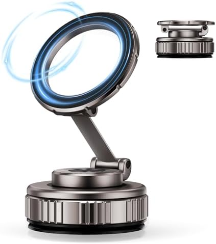 Magnetic Phone Stand, Compatible with MagSafe Phone Stand Holder for Desk, Multi-Functional Foldable, Double-Sided Magnetic Cell Phone Stand, for iPhone 16 15 14 13 12 Magsafe Case – Enhanced Compatibility and Speed