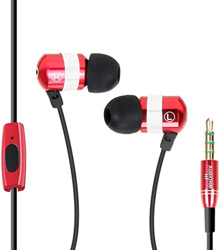 GOgroove Audi OHM HF Earbud Headphones – Superior Noise Isolating In-Ear Earphones with Deep Bass, Ergonomic Fit & Comfortable Gel Tips for All-Day Use – Perfect for Music Lovers, Commuters & Fitness Enthusiasts