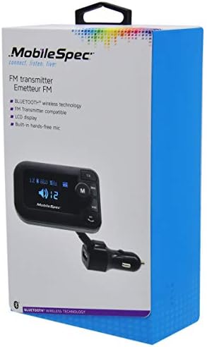 Ultimate 12 V Car Charger & Bluetooth FM Transmitter – Fast 2.1 A USB Charging, Hands-Free Microphone & LED Display for Enhanced Driving Connectivity and Entertainment