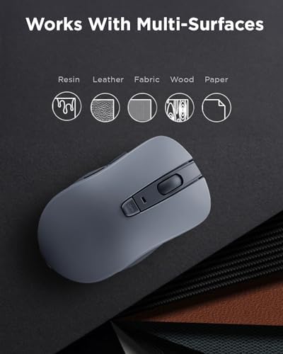 Lenovo WL150 Wireless Mouse – Ergonomic Ambidextrous Design with 1,000 DPI Precision for Ultimate Comfort and Efficiency – 2.4 G Nano USB-A Receiver for Uninterrupted Connectivity – Compact, Portable, and Ideal for Travel, Perfect for Both Home and Office Use