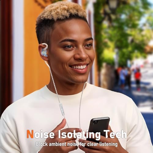 Unleash Exceptional Sound Quality with Vibes 202 MC USB-C Wired Earbuds: Premium Hi-Fi Audio, Advanced Noise Isolation, Ergonomic Comfort for i Phone 15/16 – Built-In Microphone for Effortless Communication & Durable Silver-Plated Cable – Includes Portable Case for On-the-Go Convenience