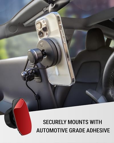 Scosche Qi2 Mag Safe Car Mount with 15 W Wireless Charging – Premium Magnetic Phone Holder for Dashboard & Windshield, Fast USB-C Charger Included, Compatible with i Phone 12-16 – Ultimate Convenience & Durability for Tech-Savvy Drivers