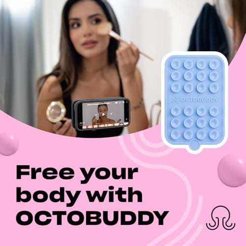 Effortless Creativity with the Hot Pink Double-Sided Suction Phone Holder – Versatile Detachable Mount for Hands-Free Selfies and Videos – Universal Compatibility for i Phone & Android Devices – Compact 2.5” x 3.75” Design for Ultimate Portability – Advanced Strong Grip Technology Ensures Steady Shots and Seamless Sharing
