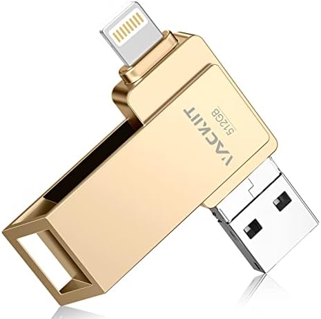 High-Speed 512 GB MFi Certified USB 3.0 Flash Drive – Versatile 4-in-1 External Storage for i Phone, i Pad, Android & PC – Effortless Photo & Video Transfer, Secure Backup, and Enhanced Memory Expansion – Stylish Pink Design