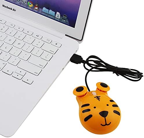 Whimsical Tiger-Shaped USB Wired Optical Mouse – 1600 DPI for Kids & Animal Lovers – Perfect Gift for School & Home – Ergonomic Design with 3 Buttons & 3.2 Feet Cord – Enhances Productivity & Fun