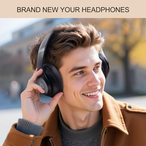Revolutionize Your Listening with GVOEARS Navy Blue Ear Pads – Premium Protein Leather Replacement Cushions for Beats Studio Pro Wireless Headphones, Unmatched Comfort & Acoustic Excellence, Secure Adhesive for Long-Lasting Fit