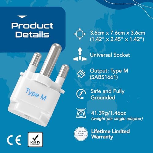 Ultimate Compact Travel Power Adapter for UK & Ireland – Dual USB & USB-C Fast Charger with 3.1 A Output – Type G Plug Converter for Seamless Global Connectivity in Hong Kong, England, Dubai, and Saudi Arabia – Safe, Efficient Design for Smart Travelers