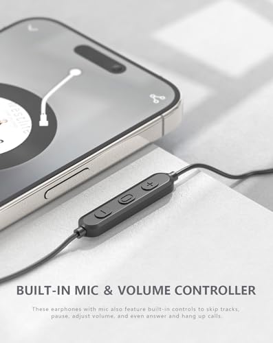 Ergonomically Designed Wired Sleep Earbuds for Side Sleepers – Noise-Isolating In-Ear Headphones with Exceptional Sound Quality and Built-In Microphone for Effortless Bedtime Listening – Perfect for Music, Audiobooks, and Meditation Relaxation