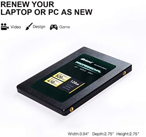 Unlock Lightning-Fast Performance with INLAND Professional 1 TB SSD – Cutting-Edge 3 D NAND SATA III 6 Gb/s 2.5″ Internal Solid State Drive for Ultimate Reliability and Versatile Compatibility