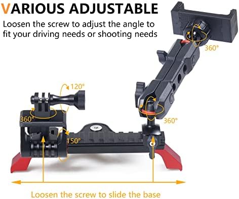 Revolutionize Your Ford Bronco Experience with the 360° Adjustable Dash Phone Mount Holder – Precision-Engineered Aluminum Smartphone Bracket for 2021-2025 Models, Perfect for 2-Door and 4-Door Interiors, Effortless Installation, Stylish Black Design for Maximum Durability and Functionality