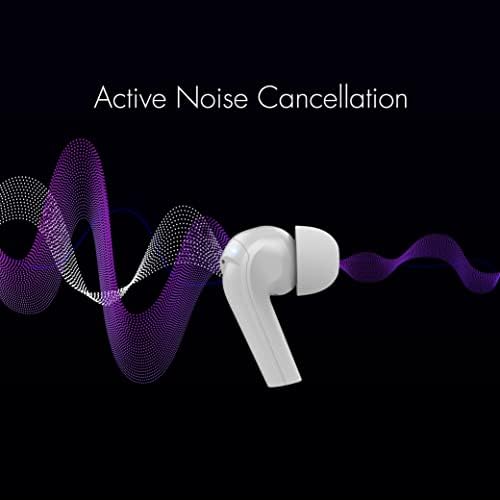 Transform Your Sound Journey with NUU Buds A | Pearl White Wireless Earbuds Featuring Advanced Active Noise Cancelling | 30-Hour Playtime & Effortless Bluetooth Connectivity | Ergonomic Comfort for All-Day Use and Secure Fit