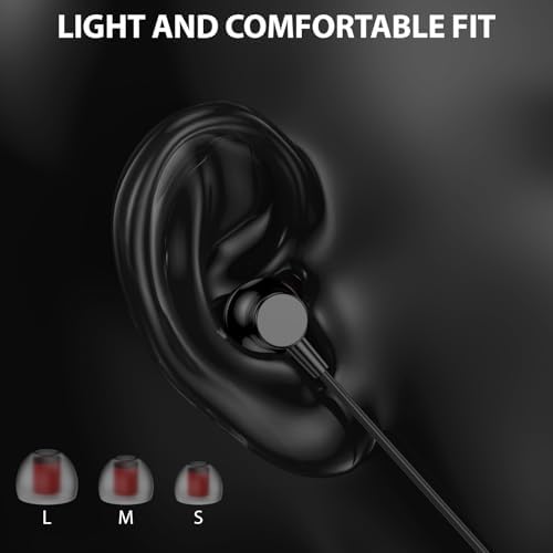 Premium Wired USB C Earbuds for i Phone 16 Pro Max, Samsung Galaxy S25 & Google Pixel – Ergonomic Noise Cancelling Earphones with Hi-Fi Sound Quality, Integrated Volume Control & Right Angle Plug for Comfort – Perfect for Music Lovers & Professionals on the Go