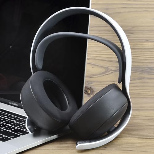 Transform Your Gaming Experience with Adhiper Premium Ear Cushions for Sony Play Station Pulse Elite Wireless Headset – High-Density Memory Foam & Luxurious Protein Leather Earpads for Ultimate Comfort, Superior Noise Isolation, and Long-lasting Durability Perfect for PS5 Gamers