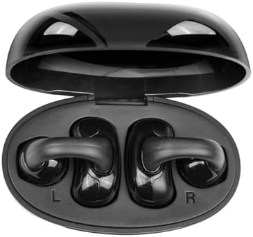 Revolutionary Wireless Open Ear Bluetooth Earbuds with Advanced AI Noise Cancelling – 30 Hours of Playtime, Touch Control Functionality & IPX4 Waterproof Rating for Active Lifestyles – Perfect for Sports, Running, and Workouts with Ultimate Comfort and Secure Fit