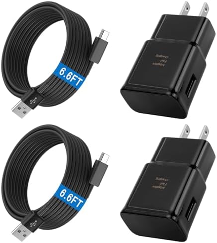 Ultra-Fast Charging 10 FT Type C Cable for Samsung Galaxy Devices – Optimized USB-C Charger for S10, S9, S8, and Note Series – High-Speed Performance with Extended Reach and Durable Design