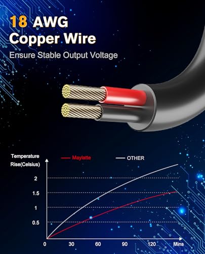 10 FT Heavy-Duty Starlink Mini DC Power Cable for Vehicles – Waterproof 12 V-24 V Charger with High-Speed 18 AWG Adapter for Uninterrupted Outdoor Connectivity and Adventure Ready Performance