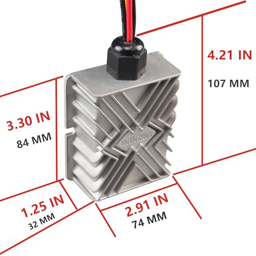 High-Efficiency 12 V to 24 V DC-DC Voltage Step-Up Converter | 10 A Power Booster with Advanced Safety Features | Durable 240 W Transformer by WARMCONFORT for Optimal Power Solutions