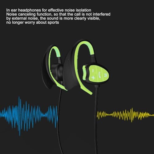 Ultimate Fabater IPX8 Waterproof Bluetooth 5.0 Earbuds – In-Ear Sports Headphones with Integrated MP3 Player for Swimming, Running, and Active Lifestyles – Stylish Green Design with Superior Submersion Capability for Unmatched Audio Performance