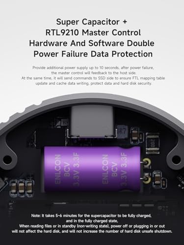 Revolutionize Your Storage with Hagibis Magnetic M.2 2230 NVMe SSD Enclosure – Ultimate USB-C 3.2 Gen2 Adapter for i Phone 16, 15 Pro Max, Mac Book, i Pad Pro & Android Devices | Lightning-Fast 10 Gbps Data Transfer, Durable Aluminum Design & Portable Convenience for On-the-Go Users