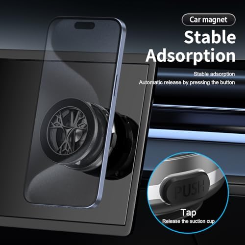 Car Phone Holder, Electric Phone Mount for Car Dashboard Windshield, Universal Automobile Cradle Fit for iPhone Smartphone, Hands Free Phone Stand with Strong Suction & Rotatable, Silver – Enhanced Compatibility and Speed