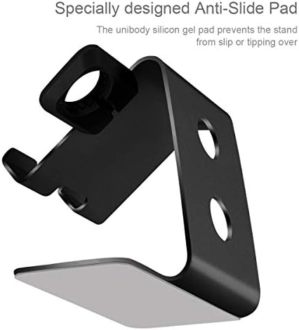 Sleek Dual Charging Station for Apple Watch & i Phone – Universal Compatibility for All Models (38 mm to 49 mm) – Fast-Charging Aluminum Dock in Silver Grey – Elevate Your Charging Experience with Enhanced Speed and Style – Perfect for Home or Office Organization – Tangle-Free Solution for Busy Lifestyles