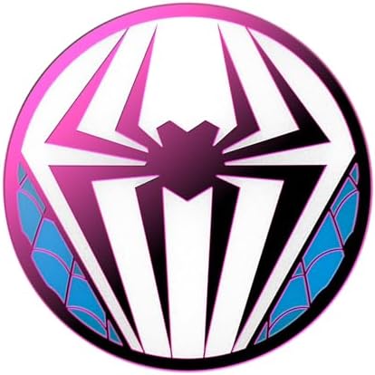 Mag Safe-Compatible Spiderman Enamel Ghost Spider Suit Pop Socket – Ultimate Hands-Free Kickstand & Wireless Charging Grip for Mobile Convenience and Style