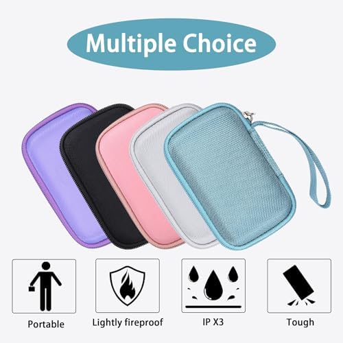 Khanka Durable Hard Case for Anker 3-in-1 USB C Power Bank, 10,000 m Ah Charger Block – Stylish Purple Protection for Portable Charging On-the-Go, Lightweight and Shockproof Accessory for Maximum Durability and Enhanced Safety