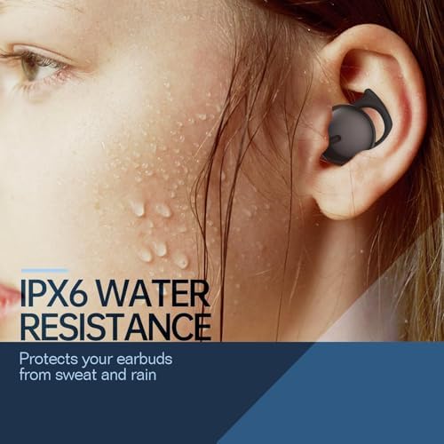Revolutionary Bluetooth 5.3 Invisible Sleep Earbuds – Tailored for Side Sleepers with Advanced Noise-Canceling Technology – Lightweight, Waterproof Design for Ultimate Comfort During Hiking, Cycling, and Rest – Elevate Your Sleep Quality with Superior Sound Performance and Seamless Connectivity – Perfect for Restorative Nights and On-the-Go Listening Experiences