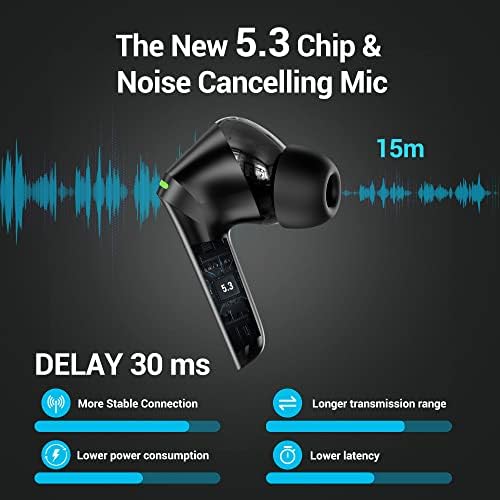Revolutionary Bluetooth Noise Cancelling Earbuds with 80 Hours Playtime and IPX7 Waterproof – Ergonomic Fit for Ultimate Comfort and Superior Hi-Fi Sound for Android & i OS, Perfect for Active Lifestyles and Daily Use