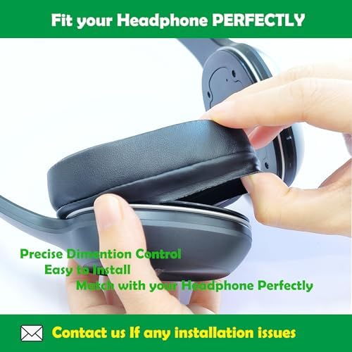 Luxurious Replacement Earpads for House of Marley Positive Vibration XL ANC Wireless Headphones – Premium Soft Leather Foam for Unmatched Comfort and Enhanced Sound Isolation