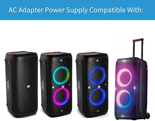 Portable 12 V DC Car Charger for JBL Party Box 200, 300 & 310 – Reliable Bluetooth Speaker Power Supply with Cigarette Lighter Plug for Ultimate On-the-Go Performance and Uninterrupted Music Enjoyment