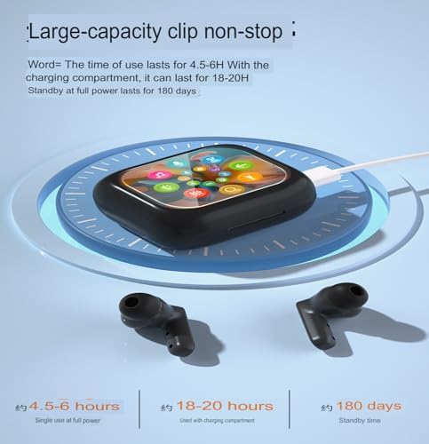 Z60 Bluetooth 5.3 Wireless Earbuds with Advanced Active Noise Cancelling – 40-Hour Battery Life, Touch Control, and IPX8 Waterproof for Ultimate Durability – Perfect for Commuters and Fitness Enthusiasts Seeking Superior Sound Quality