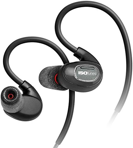 ISOtunes PRO Bluetooth Earplug Headphones – OSHA-Compliant 27 d B Noise Reduction, 10-Hour Battery Life, and Noise Cancelling Mic for Ultimate Wireless Hearing Protection – Sleek Matte Black Design for Professionals in Noisy Environments