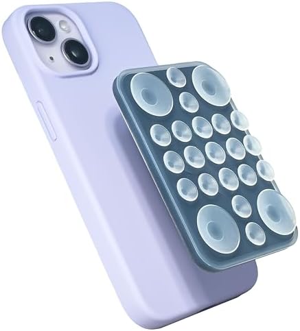 Revolutionary Magnetic Suction Phone Mount for Seamless Content Creation and Fitness | The Clingy Thingy – Mag Safe Compatible Holder for i Phone 16/15/14/13/12 in Elegant White/Green – Experience Unmatched Hands-Free Versatility with Superior Grip and Ultra-Portable Design