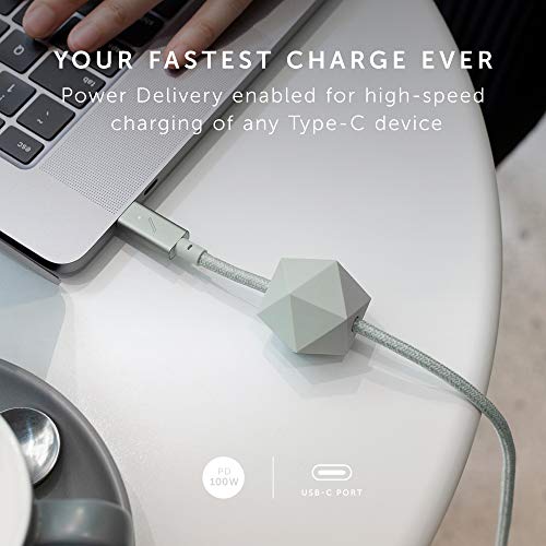 Revolutionize Your Charging Routine with the Native Union 8 ft USB-C Desk Cable – Ultra-Durable, Non-Slip Design for i Phone 16/15 & Mac Book Pro 13” M1/M2 – Fast Charging & Enhanced Compatibility for Effortless Power Management – Ideal for Seamless Workspace Organization and Device Flexibility