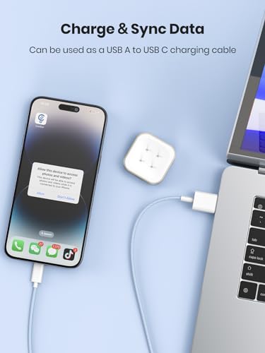 LVFAN Premium Charging Cable for Google Pixel Watch 3 & Fitbit Versa 4/Sense 2 – Ultra-Durable Nylon Braided Design for Rapid Charging and Travel-Ready Convenience – Essential Smartwatch Power Solution for Optimal Performance and Reliability