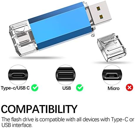 TOPESEL 128 GB Waterproof USB C Flash Drive – Dual USB 3.0 A & Type C Thumb Drive for Seamless Data Transfer on Computer, Mac, Smartphone & Tablet – Compact, Durable OTG Storage Solution for Professionals and Students