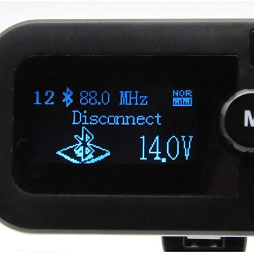Ultimate 12 V Car Charger & Bluetooth FM Transmitter – Fast 2.1 A USB Charging, Hands-Free Microphone & LED Display for Enhanced Driving Connectivity and Entertainment