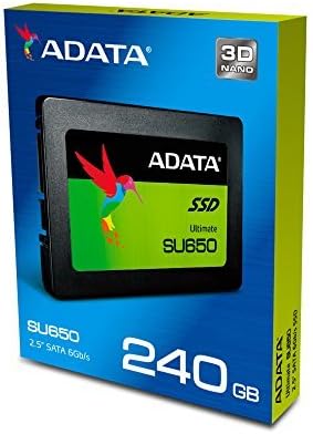 Upgrade Your Gaming & Performance with ADATA ASU650 960 GB SATA III SSD – Lightning-Fast 520 MB/s Read Speed for Instant Access and Enhanced Storage Solutions – 3 D NAND Technology for Ultimate Reliability in a Compact 2.5″ Internal Drive
