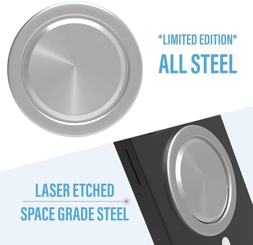 Revolutionize Your Smartphone Interaction with Tango Ultra Thin Grip for Mag Safe – Limited Edition BEE | One-Handed Access, Expansive 10 x Versatility, Space-Grade Steel Durability, Seamless Wireless Charging, and Built-In Kickstand for Ultimate Convenience and Style