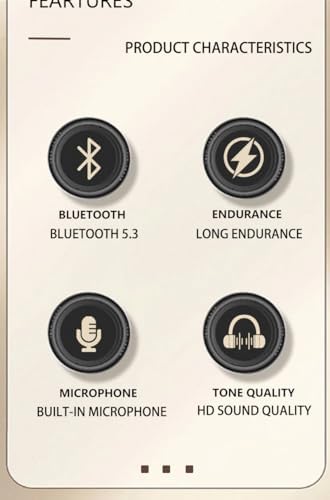 Revolutionize Your Listening Experience with Advanced Wireless Over-Ear Headphones – 60-Hour Battery Life & Superior Noise Cancellation for Immersive Sound – Ergonomically Designed for Maximum Comfort & Style, Perfect for Home, Office, and Travel Enthusiasts