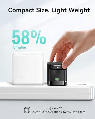 Revolutionize Your Charging Experience with the 65 W Retractable Wall Charger – PD Fast USB-C Adapter with Built-In Retractable Cable, Travel-Friendly Foldable Plug, Ideal for i Phone 16/15, Mac Book Pro, i Pad, Galaxy & More – Unmatched Speed and Versatility for All Devices