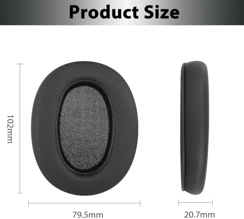Upgrade Your Audio Experience with Adhiper Replacement Ear Pads for Sony WH-ULT900 N – Ultra-Soft Protein Leather & Premium Noise Reduction Foam for Superior Comfort and Sound Isolation – Effortless Installation & Enhanced Compatibility in Sleek Black