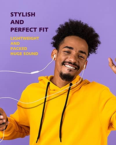 PALOVUE USB Type C In-Ear Headphones with Microphone & Volume Control – Advanced Noise Isolation Earbuds for Seamless Compatibility with Google Pixel, Samsung, One Plus, Huawei, Sony, & Mac Book – Exceptional Sound Clarity & Ergonomic Comfort for Daily Commutes, Workouts, and Entertainment